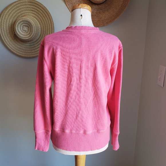 Jag Jeans Pink Comfy Sweatshirt / Sweater V Neck - Picture 5 of 6